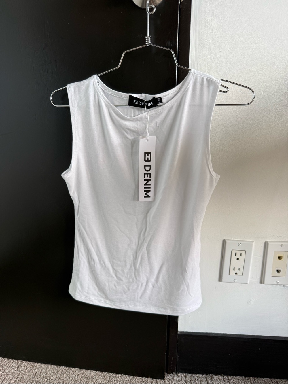 EB Denim Beverly Boat Neck Tank Top
